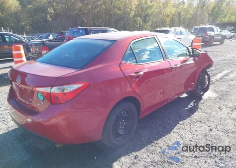 2014 Toyota Corolla Le из США, поврежденный, VIN 2T1BURHE7EC187154